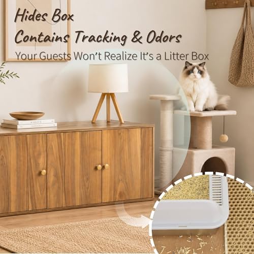 Cat Litter Box Enclosure Furniture - Image 6