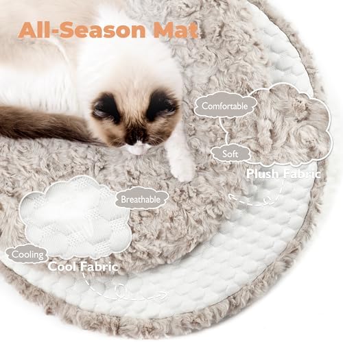 Easyego Modern Cat Tree, 43.3" Aesthetic Wood Cat Tree Tower - Image 3