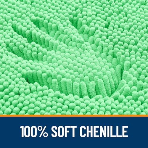 OLANLY Bathroom Runner Rugs 59x20, Extra Soft Absorbent Chenille Bath Rugs - Image 3