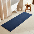 TYUU Waffle Runner Rug Bathroom, Long Boho Bath Mat, 72x24 Navy Blue by TYUU