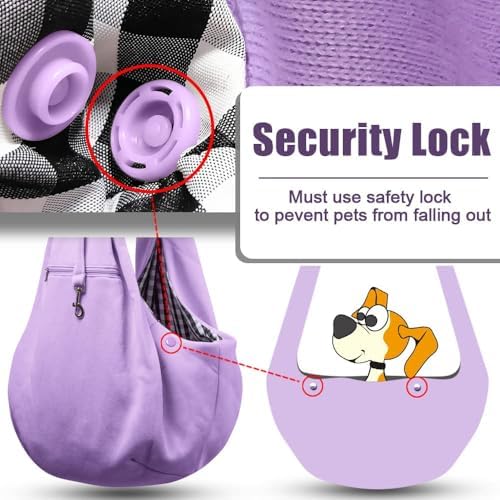 Tomkas Dog Cat Carrier Sling Zip Pocket & Adjustable Strap - Image 7