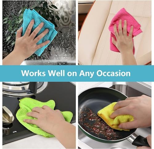 HOMEXCEL Microfiber Cleaning Cloth 600 Pack, Microfiber Towel - Image 6