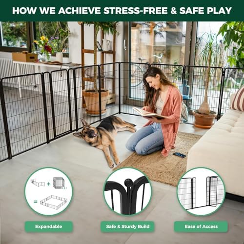 FXW Homeplus Indoor Dog Playpen, 32 Panels, - Image 4