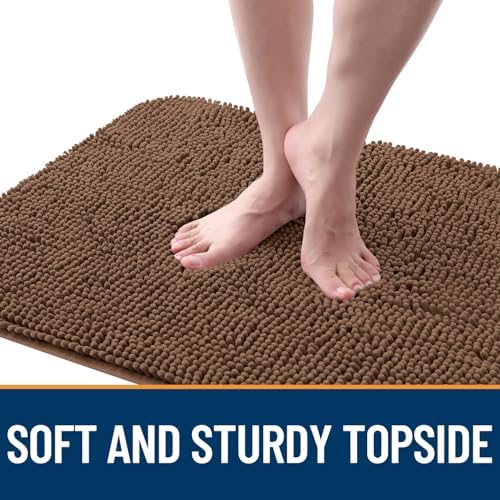 OLANLY Dog Door Mat for Muddy Paws 54x32, Super Absorbent Chenille Mud Mat - Image 4