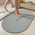 Bath Mat Non Slip, Quick Dry Bathroom Rug Under Door by QiCaiJia