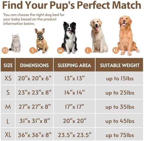 JOLLYVOGUE Calming Small Dog & Cat Bed - Image 7