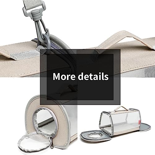 Guinea Pig Carrier Travel Small Animal Carrier Bag Lizard Bird Rabbit Carrier - Image 4