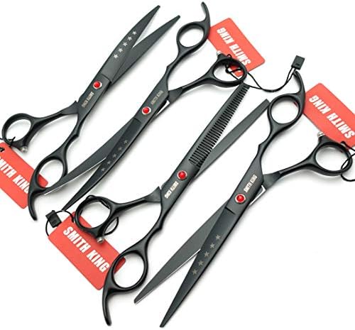 7.0in Professional Pet Grooming Scissors set, Straight & Thinning & Curved - Image 4