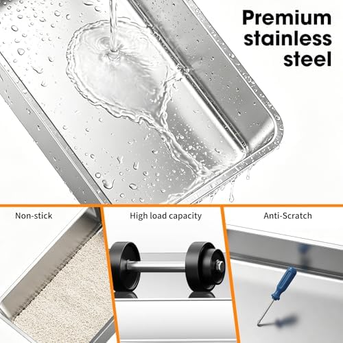 Stainless Steel Cat Litter Box – XXXL Cat Litter Tray - Image 5