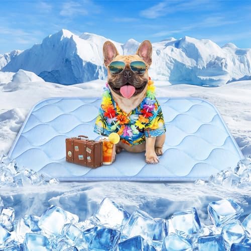 Pet Cooling Mats for Dogs, Cooling Pet Outdoor & Indoor Use by Unknown