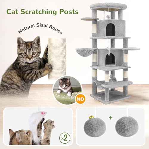 Globlazer 66in Corner Cat Tree Tower - Image 6