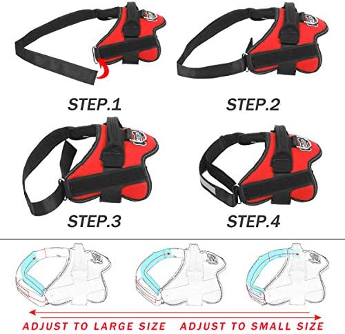 Dog Harness No Pull Reflective Adjustable Pet Vest - Image 3