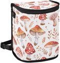 Car Trash Can Mushroom Leaves Car Garbage Bag by Oarencol