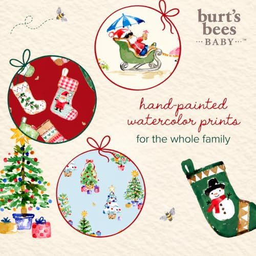 Burt's Bees Baby Matching Family Jammies, Organic Cotton, Holiday Pajamas - Image 7