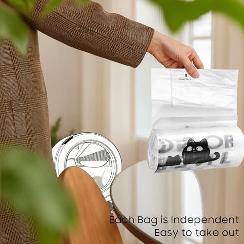 90 Pack Cat Litter Box Robot Model 5/4/3 Waste Bags, Tear Resistant, - Image 6