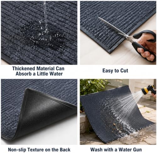 23.6" X 47.2" Mat for Under Dog Crate, Waterproof Dog Crate Mat - Image 6