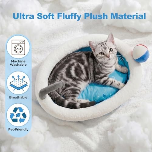 Bathtub Cat Bed, Calming Small Dog Bed 22in - Image 5
