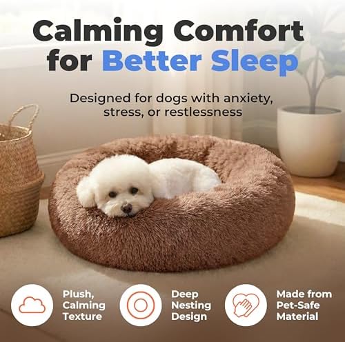 Best Pet Supplies Round Calming Dog Bed - Image 2