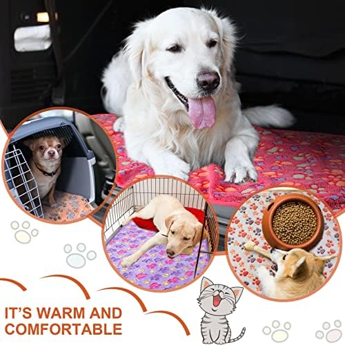 Tatuo 4 Pack Fleece Dog Blanket - Image 2