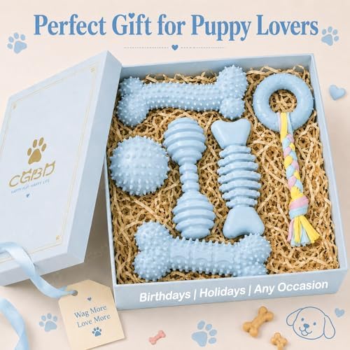 Puppy Toys, 6 Pack Dog Chew Toys, Teething Toys - Image 7