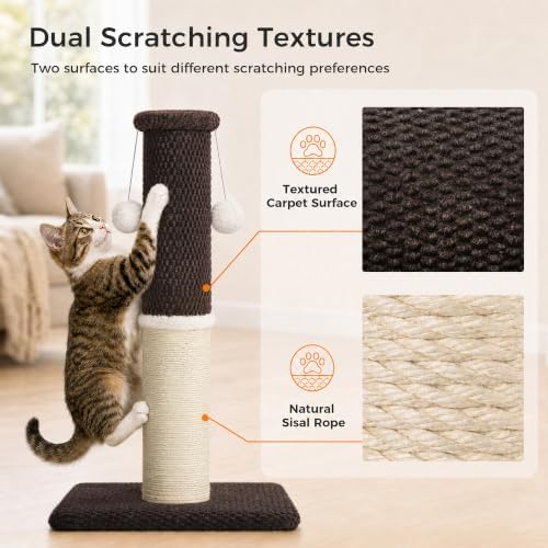 Made4Pets Tall Cat Scratching Post - Image 6