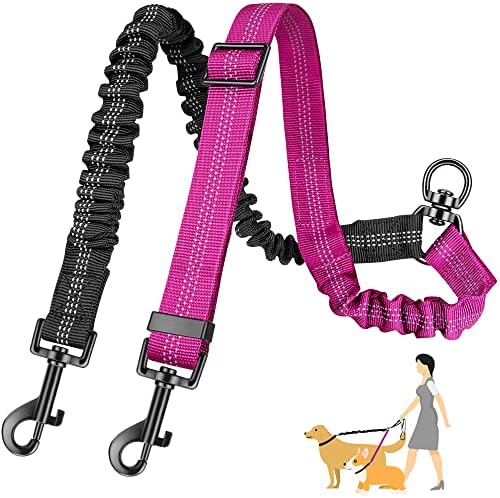 AUTOWT Two Dog Lead, 2 in 1 Upgraded Double Dog Leash Attachment Combine by AUTOWT