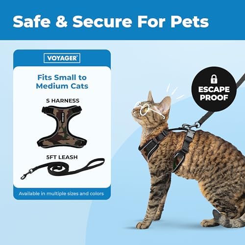 Voyager Escape-Proof Step-in Cat Harness & Leash - Image 2
