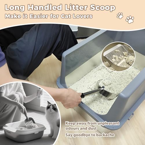 Cat Litter Scoop Deep Shovel, Detachable Long Handle Litter Scooper - Image 6