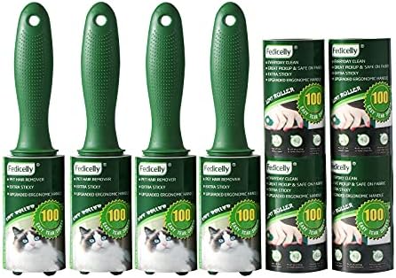Fedicelly Lint Rollers Pet Hair Extra Sticky Clothes, Cat Dog Hair Remover by Fedicelly