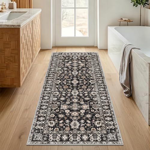 2x5 Non Slip Hallway Runner: Machine Washable Ultra Soft Rug - Image 2