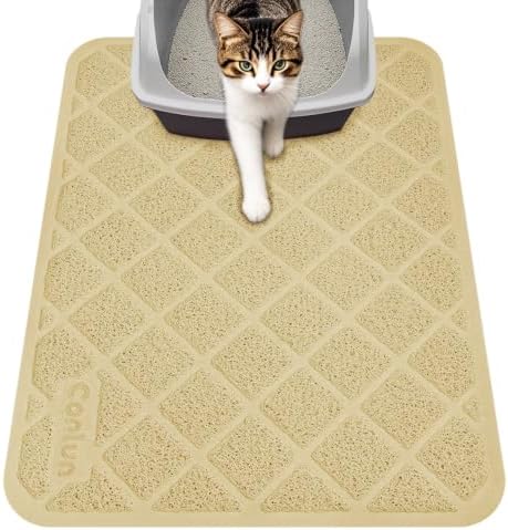 Conlun Cat Litter Mat Litter Trapping Mat, Premium Durable PVC Grid Mesh by Conlun