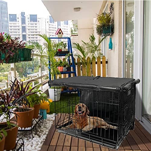 Dog Kennel Cover 30 Inch Waterproof 600D Oxford - Image 6