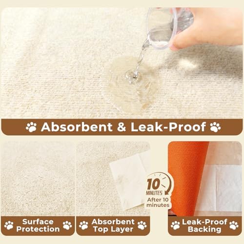 Dog Crate Mat, 24 in X 36 in Dog Playpen Mat Kennel Mat - Image 4