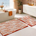 BSICPRO Bathroom Rugs Sets 2 Piece, Fall Bath Mat 20"x32"+16"x24" by BSICPRO