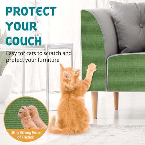 LSGCQ Cat Scratch Mat Self Adhesive Cat Scratch Furniture Protector - Image 4