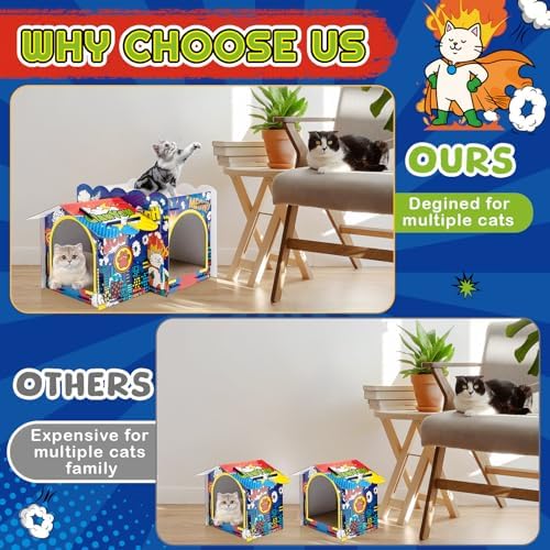 2 Story Cardboard Cat House - Image 4
