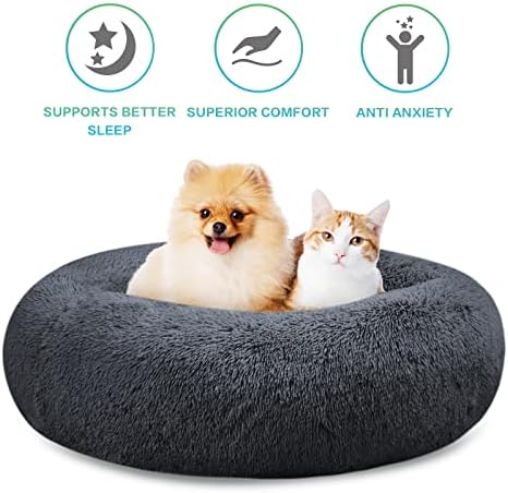 SAVFOX 20 inches Calming Donut Dog Bed - Image 3