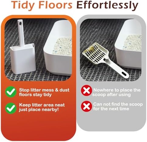 Cat Pooper Scooper, 2 in 1 Cat Litter Scoop - Image 7
