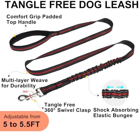 BEAUTYZOO Dog Harness Medium Sized and Leash Set, No Pull Step in Pet Vest - Image 4