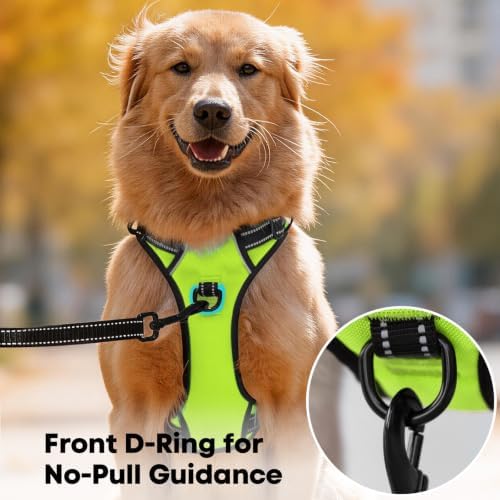 PoyPet No Pull Dog Harness Medium, Reflective Vest - Image 2