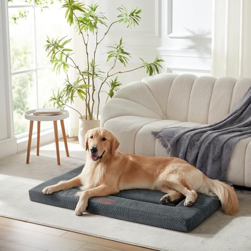 Dog Bed for Crate, Small Dog Crate Beds, Washable Pet Bed Mat Kennel Pad - Image 6
