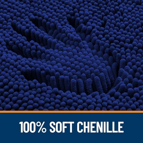 OLANLY Bathroom Runner Rugs 40x24, Extra Soft Absorbent Chenille Bath Rugs - Image 3