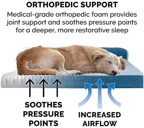 Furhaven Orthopedic Dog Bed for Large/Medium Dogs w/ Removable Bolsters & - Image 5