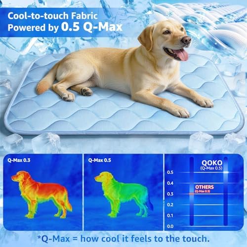 Dog Cooling Mat for Large Dogs, Long-Lasting Cool Pad for Dogs Outdoor & Indoor - Image 2
