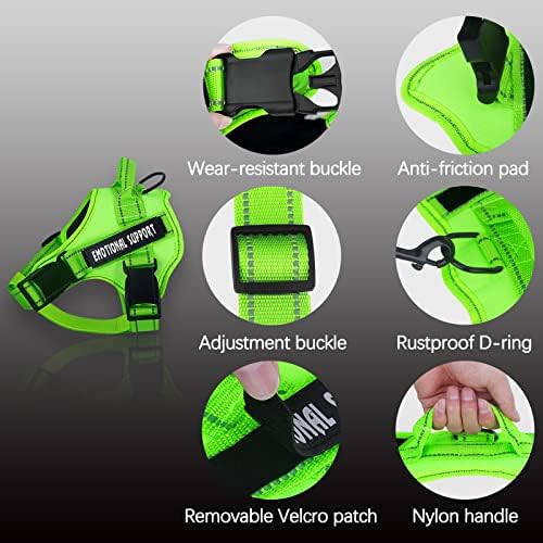 voopet Service Dog Harness, Emotional Support Pet Vest Harness, Reflective - Image 2