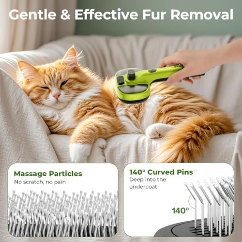 Pecute Self-Cleaning Steam Dog Cat Brush - Image 5