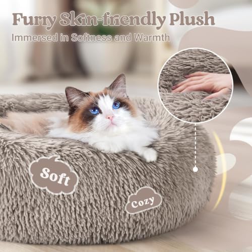 rabbitgoo Calming Cat Beds for Indoor Cats, 20 inches - Image 2