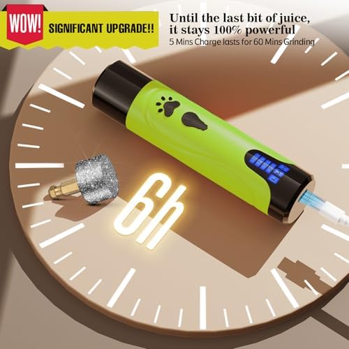 YABIFE Dog Nail Grinder, Dog Nail Trimmers and Clippers Kit, Super Quiet - Image 2