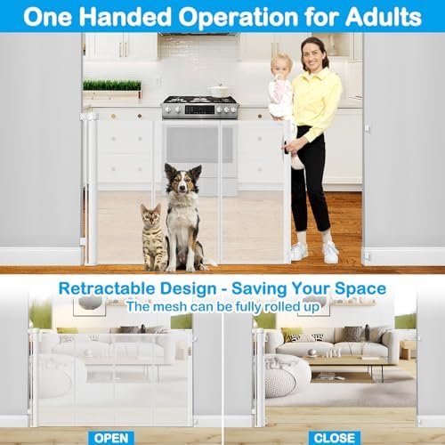 42 Inch Extra Tall Retractable Baby Gates - Image 5