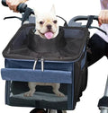 Pet Carrier Bicycle Basket Bag Pet Carrier/Booster Backpack by BARKBAY